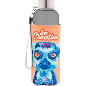 Láhev Reklamní Pemba Creative RPET láhev, černá