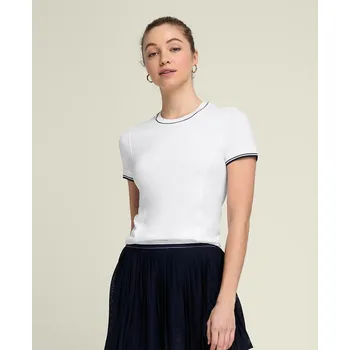 Dámská móda Dámské tričko Wilson W Team Seamless Tee Bright White M