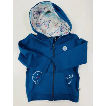 Pánská mikina Jacky Mikina s velrybou, modrá Velikosti: 68