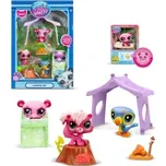 Littlest Pet Shop 3 figurky Kempování