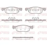 Sada brzdových destiček, kotoučová brzda REMSA 1939.02