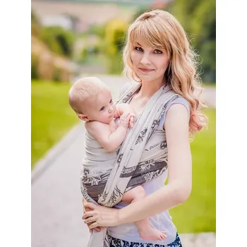 Šátek na nošení dítěte Šanami Kaštany hnědé Velikost: 6