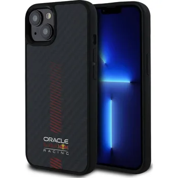 Pouzdro na mobilní telefon Red Bull Carbon Powerbar MagSafe Zadní Kryt pro iPhone 13 Černý