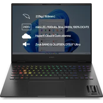 Notebook Herní notebook OMEN Transcend 16-u0007nc Black