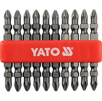 Příslušenství k nářadí Yato Oboustranné Bity křížové 1/4" PH2x65 mm 10 ks YT-0481