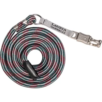 Vybavení pro koně Lauria Garrelli Vodítko Livigno Lauria Garrelli, s panic karabinou, 1,8 m, stone grey