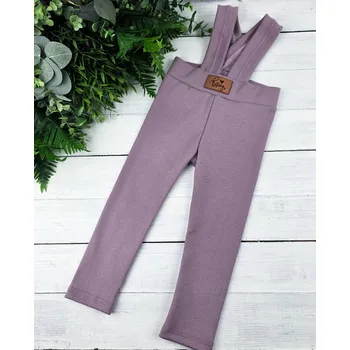 Dívčí legíny Kulišárny Dětské legíny RIB OLDPURPLE se šraky Varianta: Dlouhé nohavice, VELIKOST: 86 (12-18 měsíců)