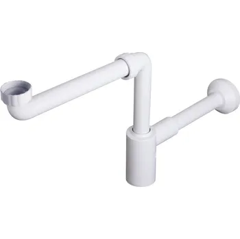 Sifon CRONO umyvadlový sifon šetřící místo, 1'1/4 odpad 32 mm, bílá 151.124.0