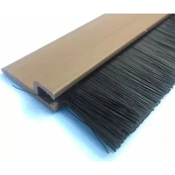 Těsnění do okna a dveří Kartáč STRIBO PLAST (102,5 cm hnědá samolepící) 73305-0