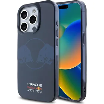 Pouzdro na mobilní telefon Red Bull PC/TPU Two Bulls Magsafe Zadní Kryt pro iPhone 15 Pro Tmavě modrý