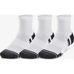 Ponožky Under Armour Performance Tech 3pk Qtr-WHT L