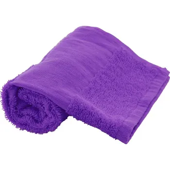 Ručník Reklamní Terry S bavlněný froté ručník - 30×50 cm, fialová