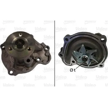 Chladič motoru Vodní čerpadlo, chlazení motoru VALEO 506717