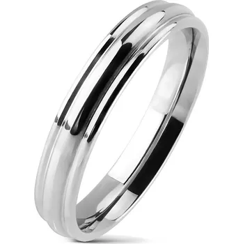 Prsten Šperky4U Pánský ocelový prsten, vel. 68, šíře 4 mm - velikost 68 - OPR1325-68