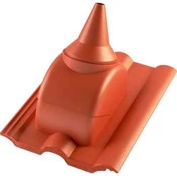 Střešní krytina Betonpres BETONPRES Optimal taška prostupová pro anténní stožár DN 18-78 mm Barva Tmavohnědá