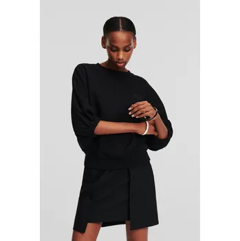 Dámská mikina MIKINA KARL LAGERFELD VOLUMINOUS FASHION SWEATSHIRT BLACK