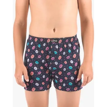 Chlapecké spodní prádlo Chlapecké volné trenky GINO 25017P tm.popel muškátová 128/134