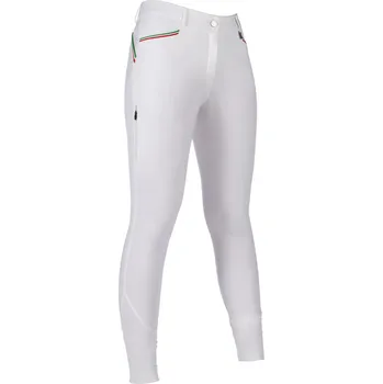 Jezdecké kalhoty Lauria Garrelli Rajtky jezdecké Livigno Sportive Lauria Garrelli, s gripem, dámské, bílé 40