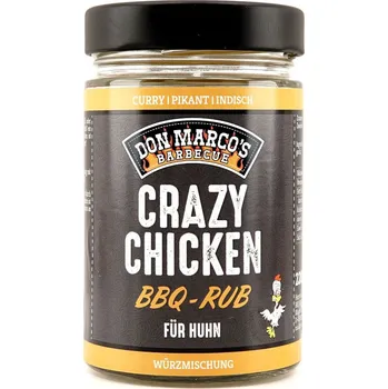 Koření Don Marco´s BBQ Grilovací koření Crazy Chicken, 220 g