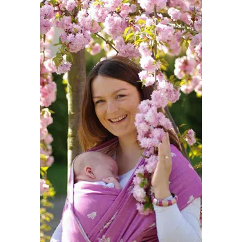 Šátek na nošení dítěte Šanami Levandule Velikost: 6