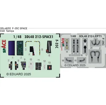 Plastikový model Eduard 1/48 F-35C SPACE (TAMIYA)