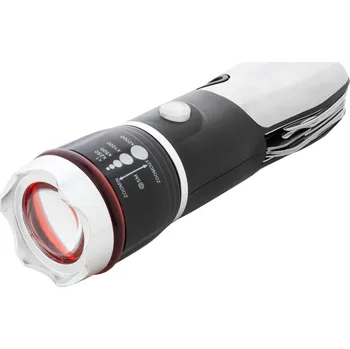 Svítilna Hemly multifunkční baterka černá