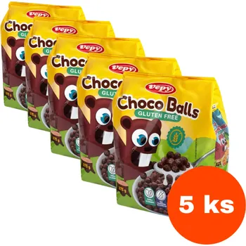 Zvýhodněný balíček 5 ks Vepy Obilné kuličky kakao 375g