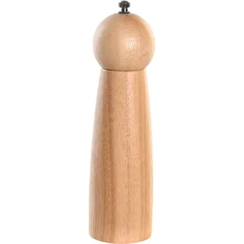 Koření Mlýnek na pepř DKD Home Decor 6 x 6 x 21 cm Přírodní Nerezová ocel Bambus