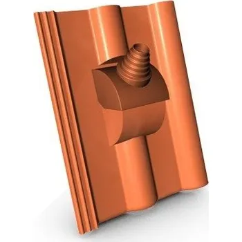 Střecha KM Beta Taška betonová anténní KM Beta BRILIANT Barva Hnědá