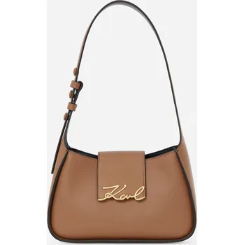 Kabelka KABELKA KARL LAGERFELD K/SIGNATURE SM SHOULDER BAG TERRA