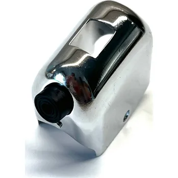 Auto elektroinstalace Kryt přepínače světel bez bočního otvoru s tlačítkem klaksonu - chrom - HOLÝ