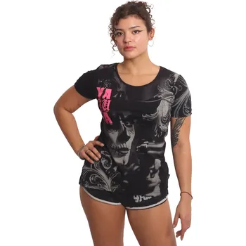 Dámské tričko Dámské triko Yakuza Tribes Long Tail 25120 black Velikost: 3XL