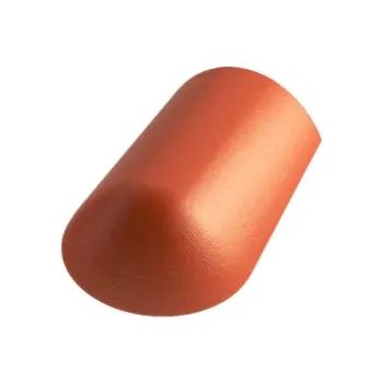 betonová krytina Betonpres Hřebenáč koncový včetně vrutu Betonpres EXCLUSIV Barva Tmavohnědá