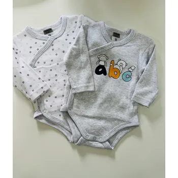 Kojenecký body Jacky Body s dlouhým rukávem 2 pack, Velikosti: 80