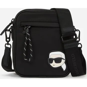 Kabelka CROSSBODY KARL LAGERFELD K/IKON NYLON CROSSBODY BLACK