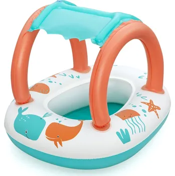 Vodní sport Nafukovací ponton „Vodní svět” s ochrannou stříškou ,84x67 cm ,BESTWAY