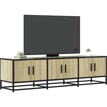 Televizní stolek vidaXL TV skříňka 150 x 35 x 41 cm kompozitní dřevo a kov [848863] Barva: dub sonoma