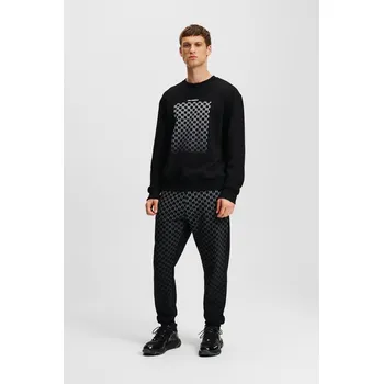TEPLÁKY KARL LAGERFELD MONOGRAM DEGRADE SWEATPANTS BLACK MONOGRAM DEGRADE