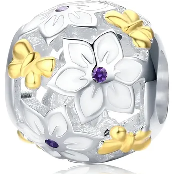 Přívěsek Endy-shop Stříbrný přívěsek korálek letní louka