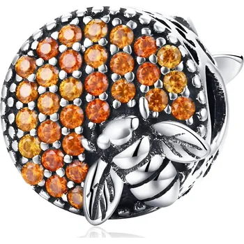 Přívěsek Endy-shop Stříbrný přívěsek korálek včelí svět