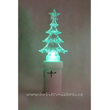 Smuteční dekorace Led stromeček měnící barvy