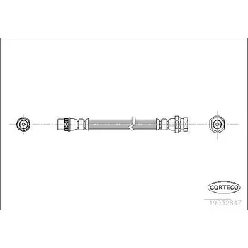 Brzdová hadice Brzdová hadice CORTECO 19032847