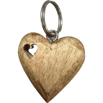 Peněženka MANGO přívěsek na klíče - srdce