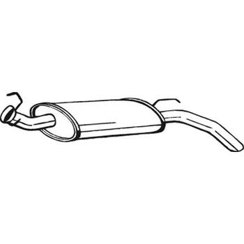 Výfukový systém Zadní tlumič výfuku BOSAL 200-507