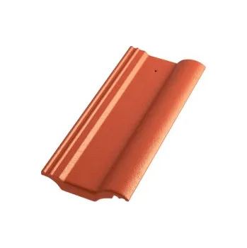Střešní krytina Betonpres BETONPRES Exclusiv taška půlená Barva Červenohnědá