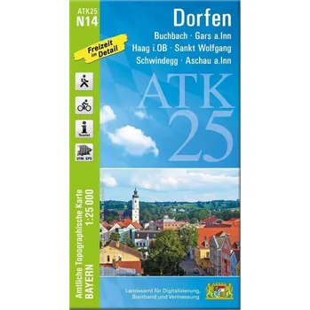 ATK25-N14 Dorfen (Amtliche Topographische Karte 1:25000) - Landesamt für Digitalisierung, Breitband und Vermessung