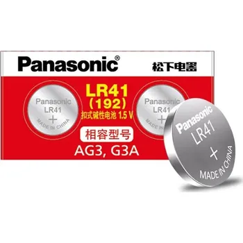 Článková baterie Alkalická baterie (knoflíková) Panasonic AG3 / LR41 / 192 2ks