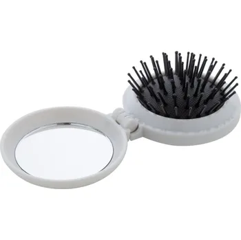 kartáč na vlasy Reklamní Rabrush kartáč na vlasy RABS se zrcátkem, bílá