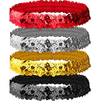 Karnevalový kostým R-kontakt Čelenka flitrová černá