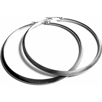 Náušnice Steel Jewelry Náušnice kruhy 50 mm z chirurgické oceli NS130206 dárkové balení zdarma